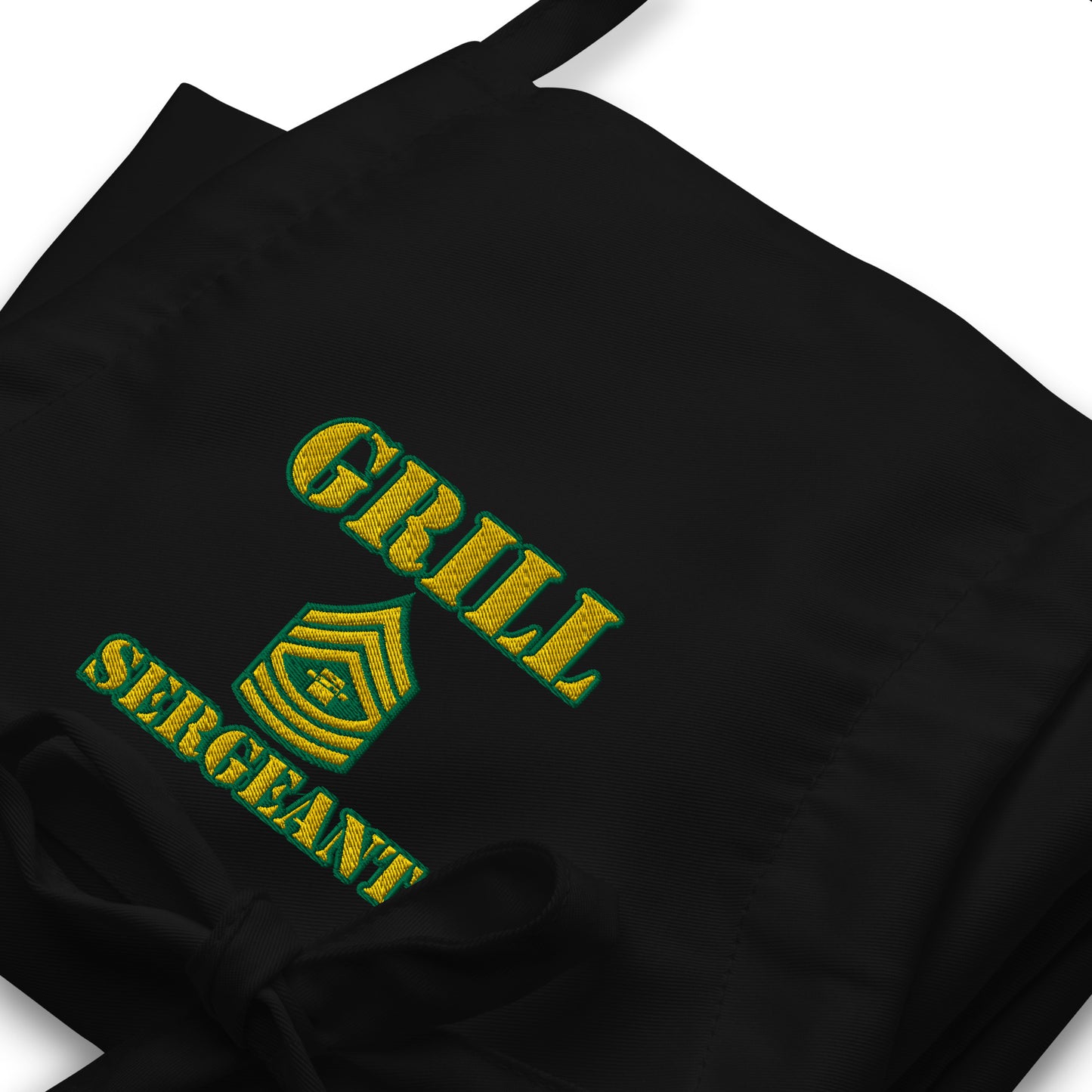 Grill Sergeant Embroidered Apron