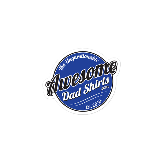 Awesome Dad Shirts Bubble-free Sticker