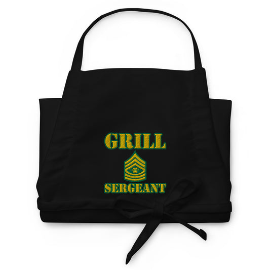 Grill Sergeant Embroidered Apron