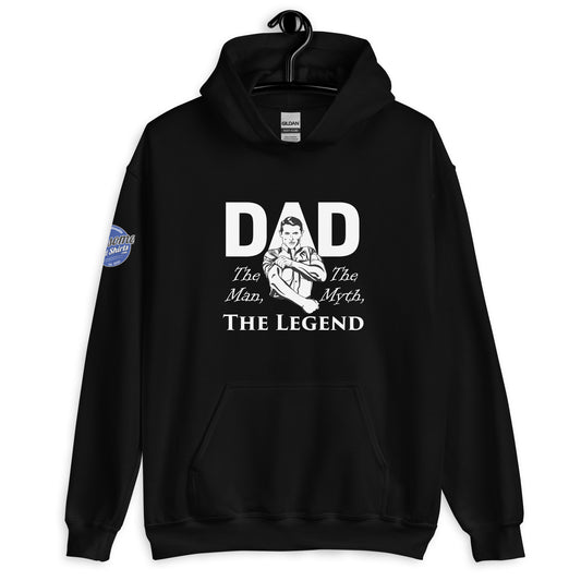 Dad:  The Man, The Myth, The Legend - Hoodie